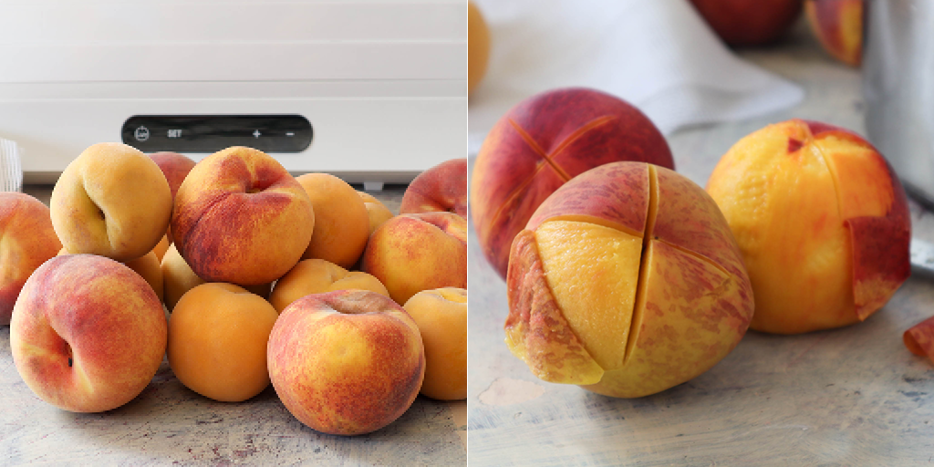 how to dehydrate peaches