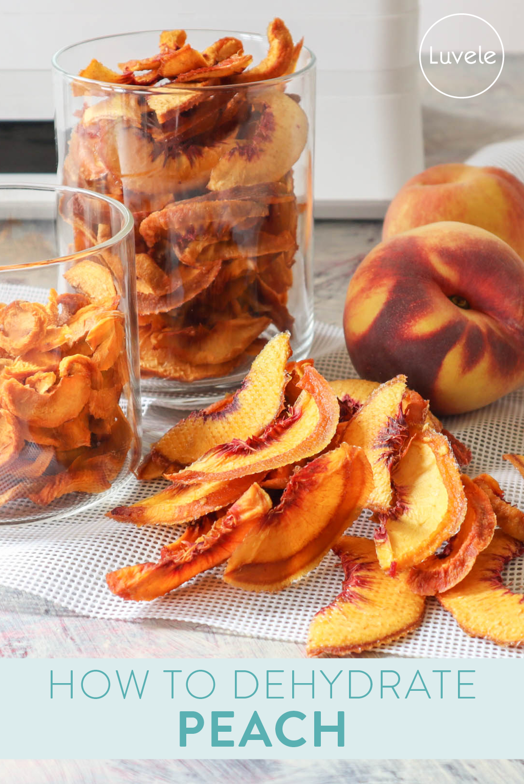 how to dehydrate peaches