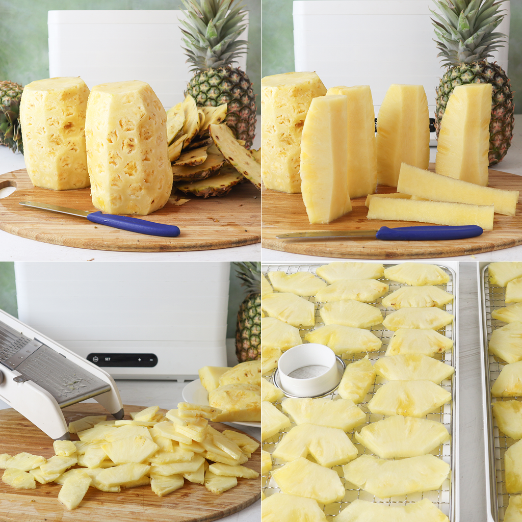 how to dehydrate pineapple 
