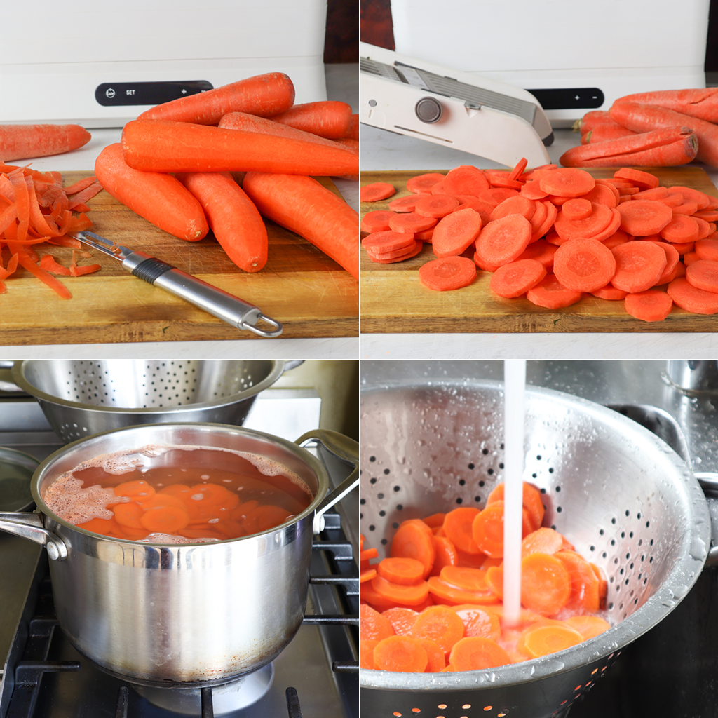 how to dehydrate carrots