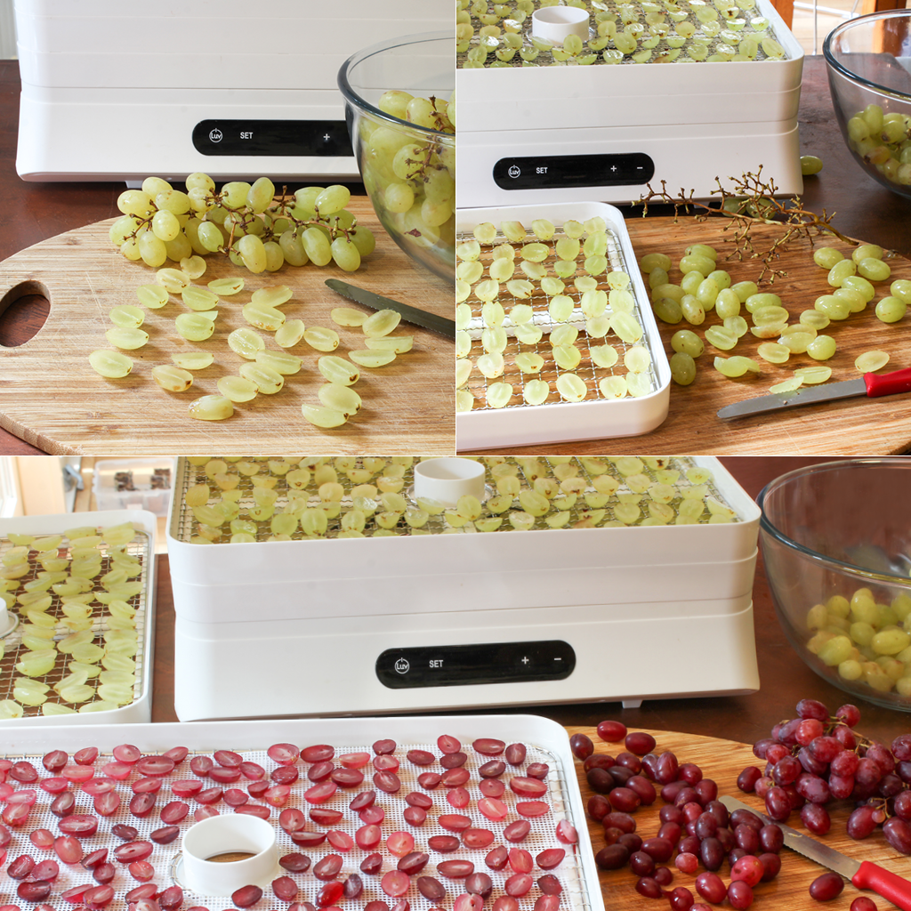 dehydrating grapes