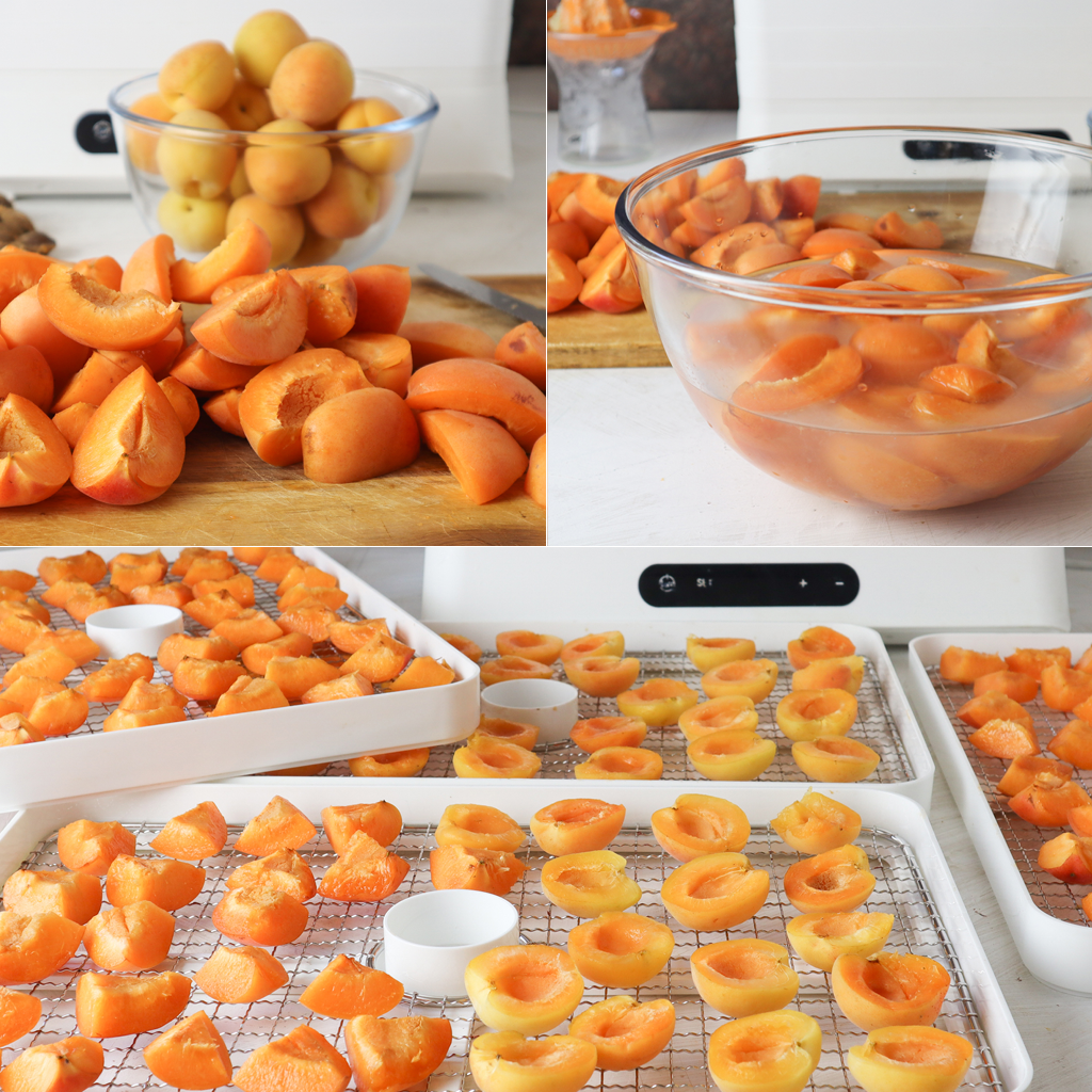 how to dry apricots