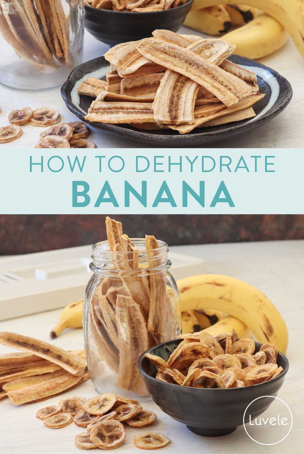How to dehydrate banana