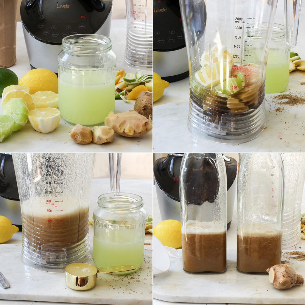 homemade ginger ale step by step