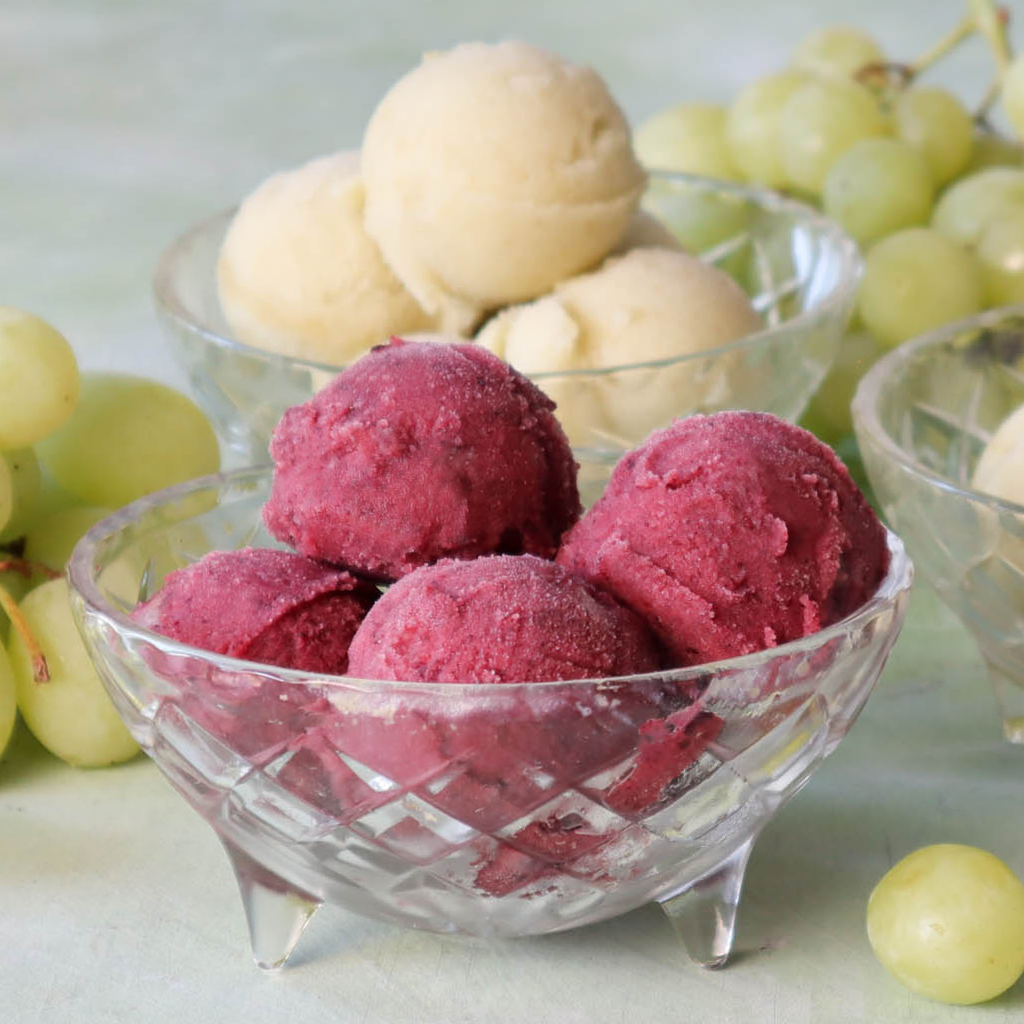 Grape sorbet