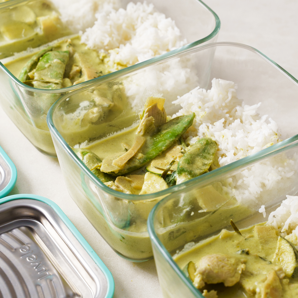 Green curry chicken