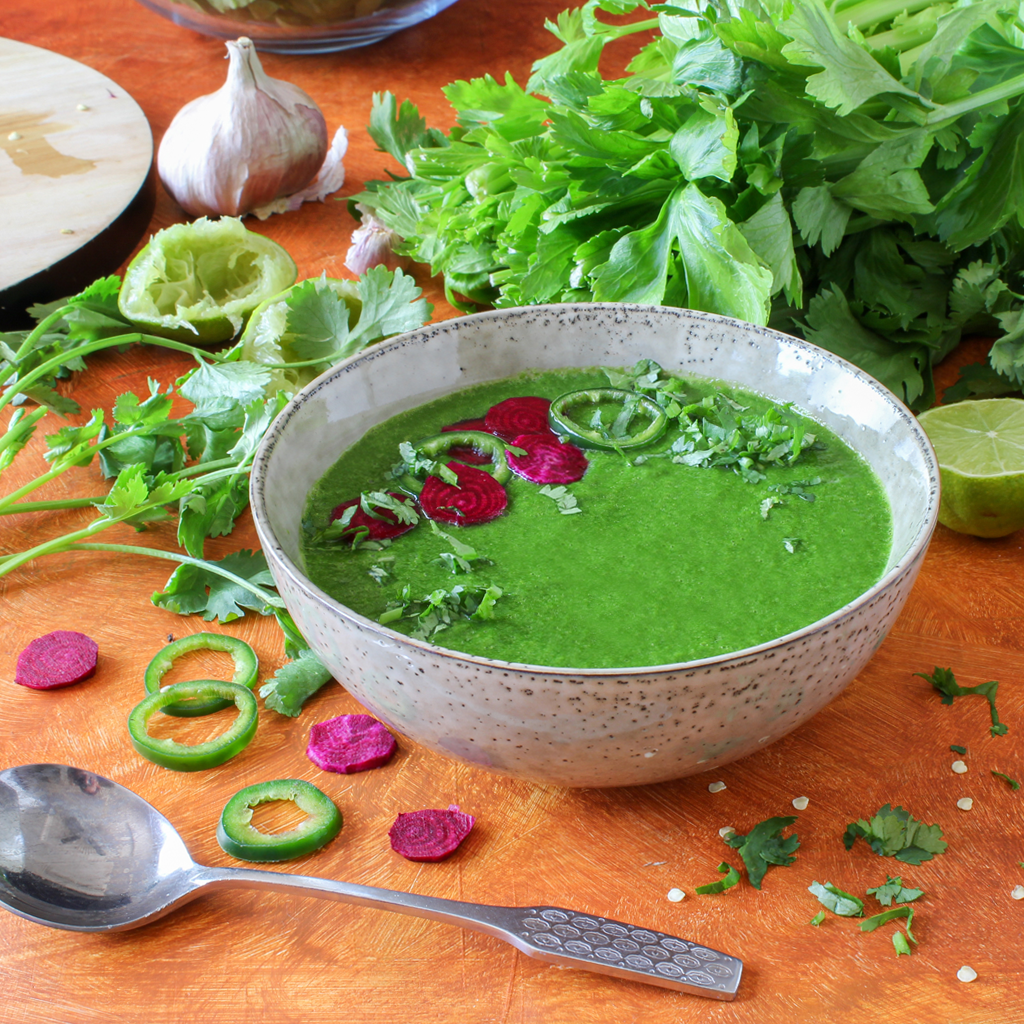 spinach detox soup