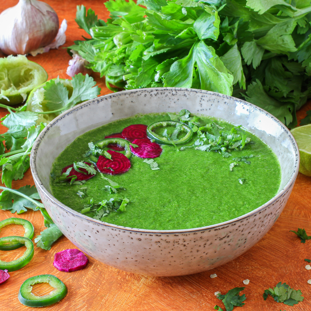 Green detox soup