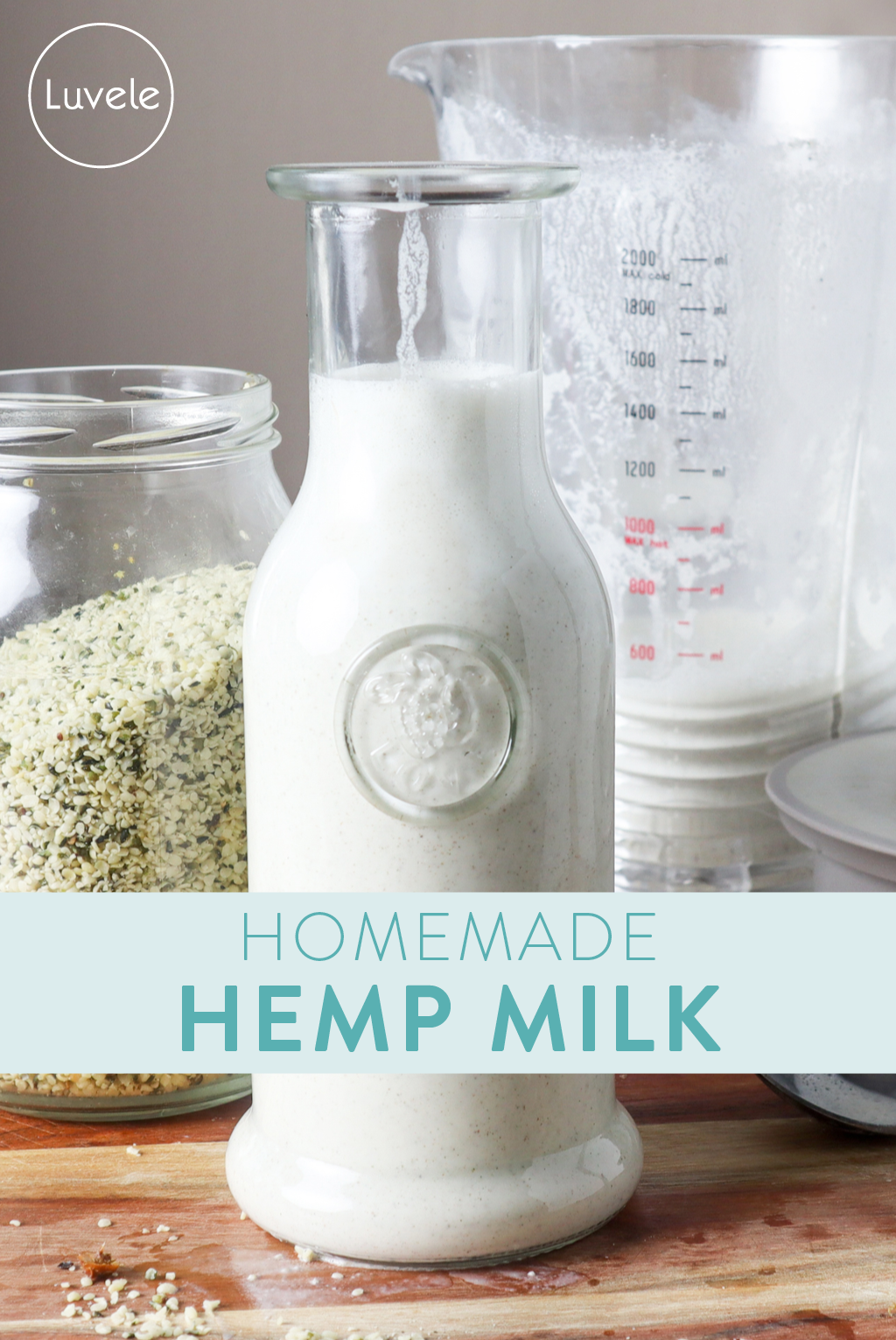 homemade hemp milk
