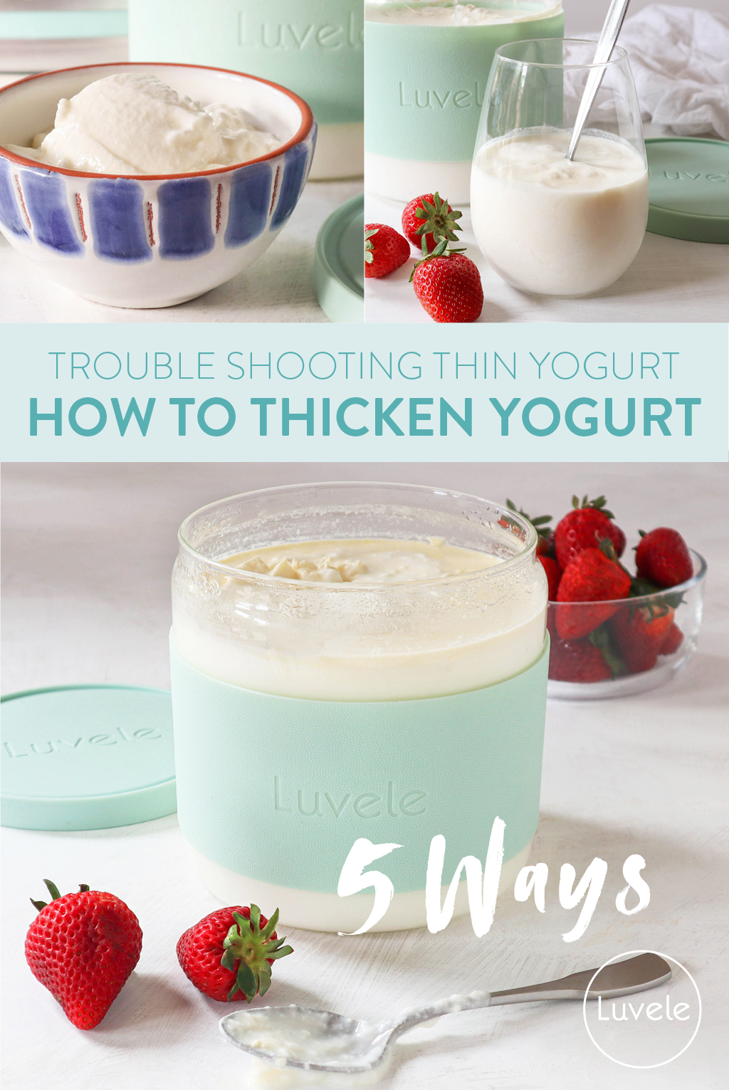 How to thicken yogurt