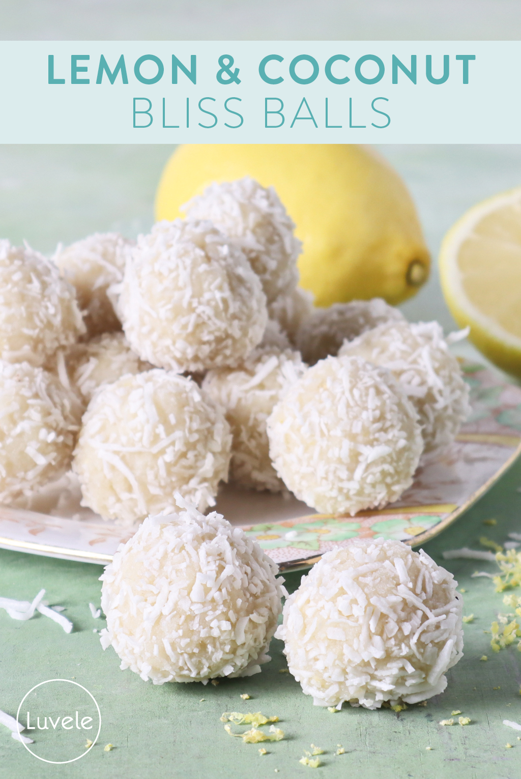 lemon and coconut bliss balls