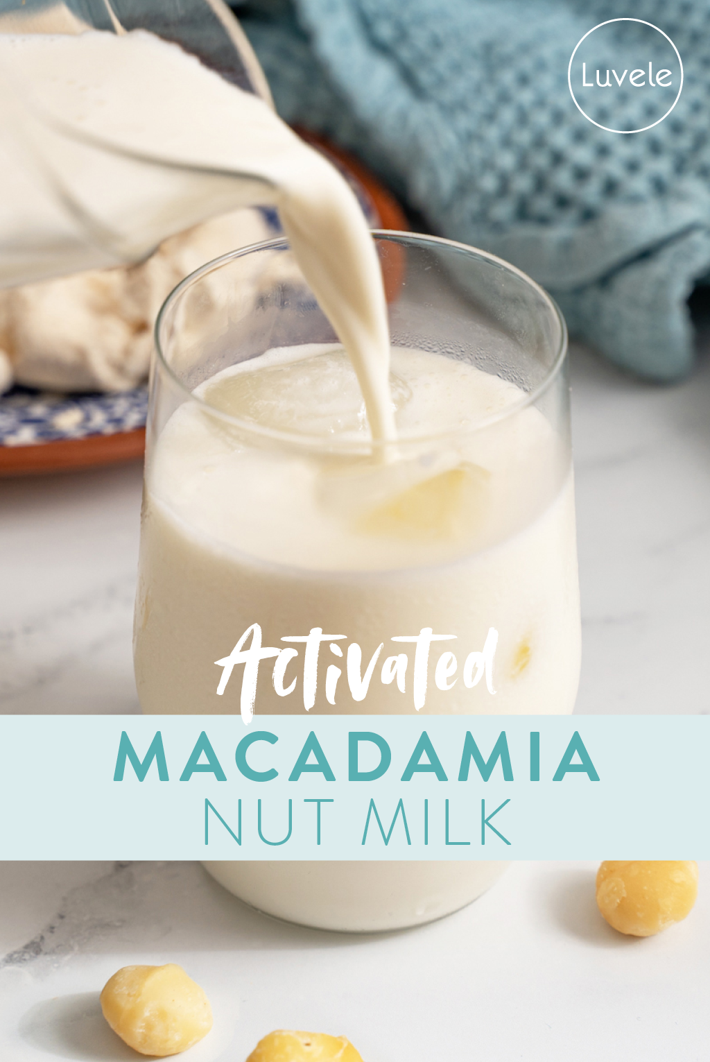 activated macadamia nut milk