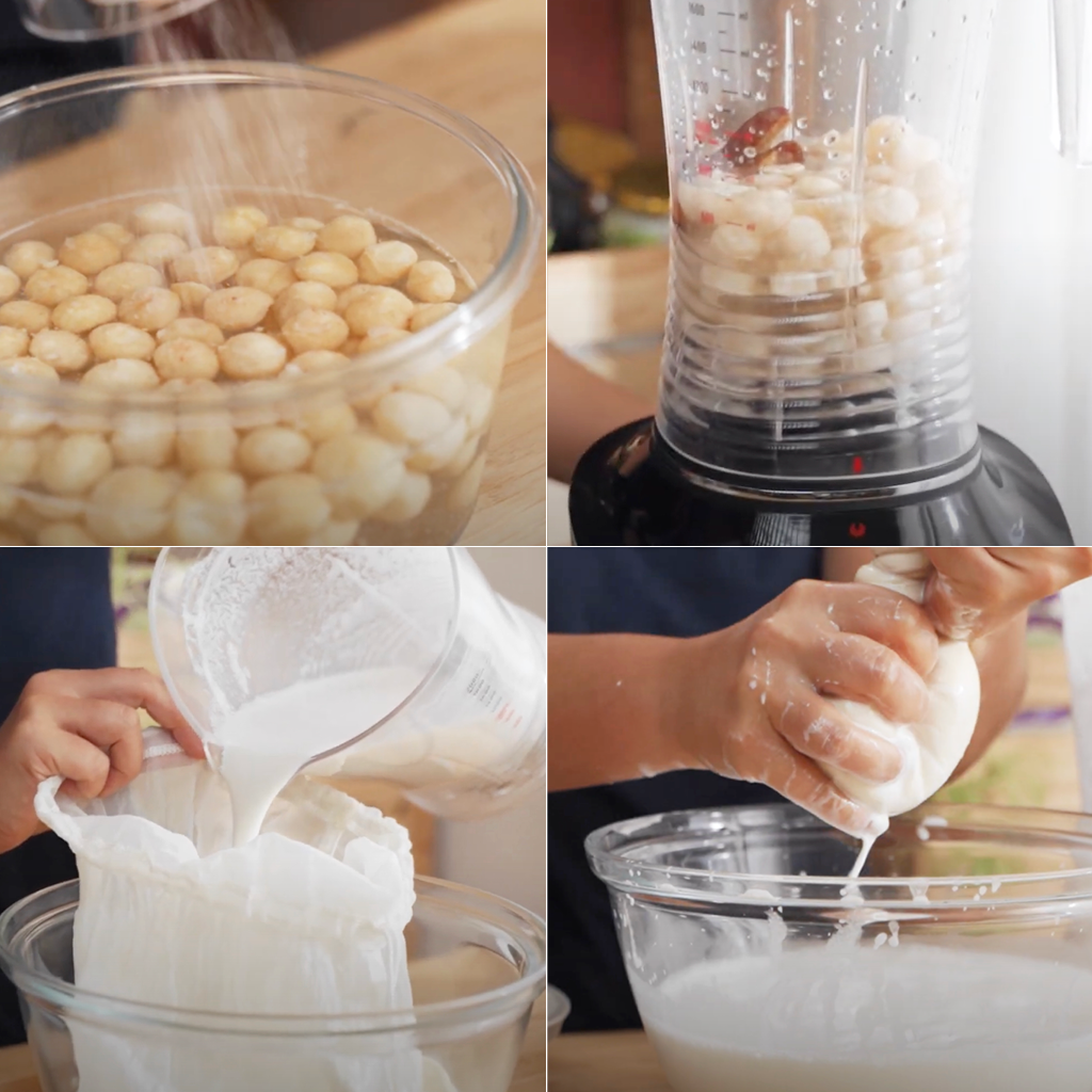how to make macadamia nut milk
