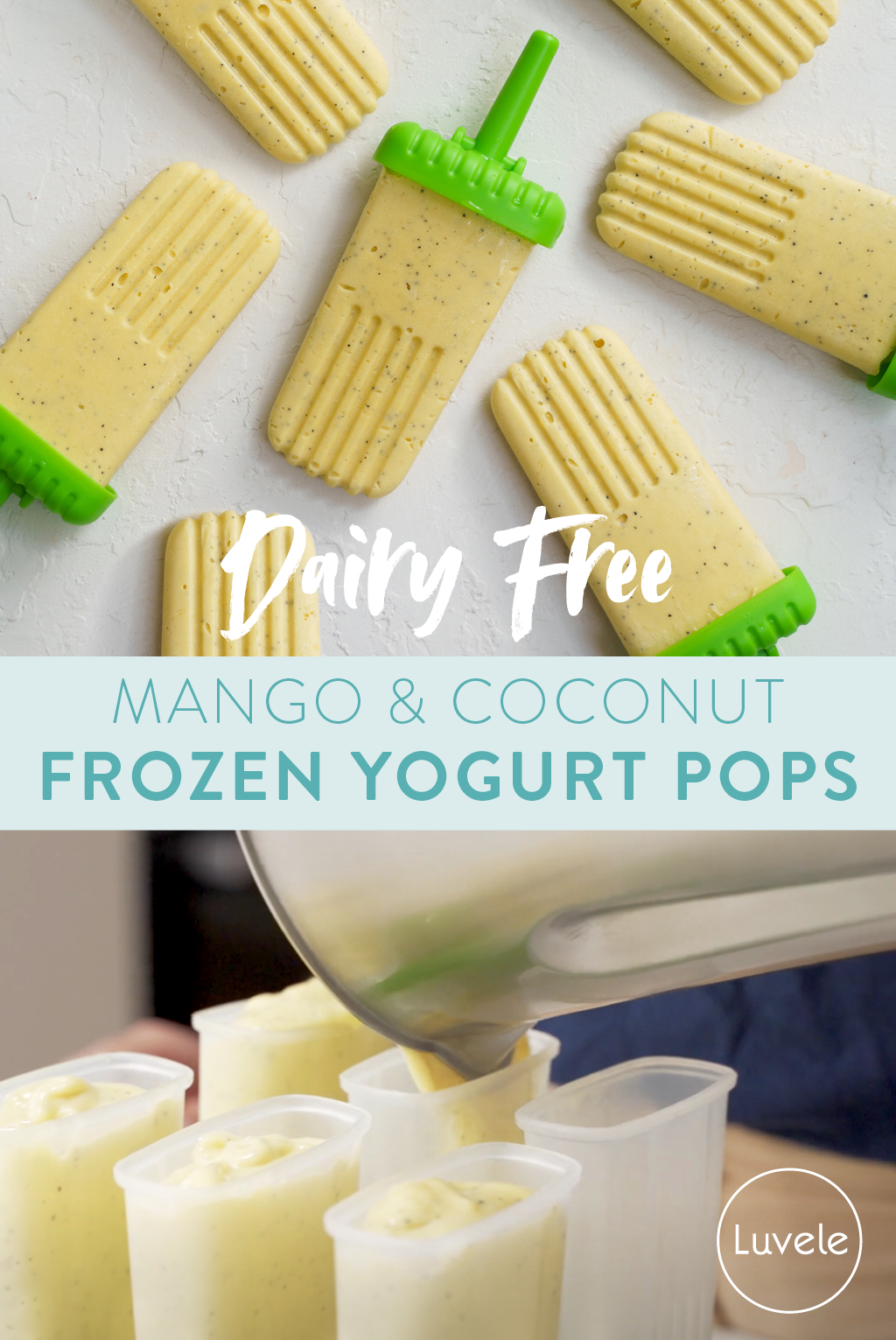 mango and yogurt pops
