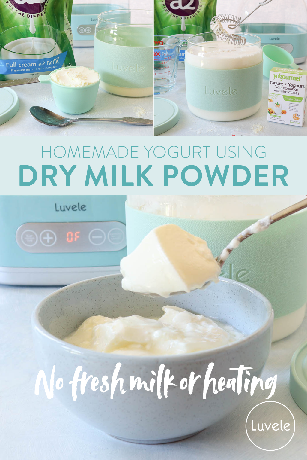 Dry milk powder homemade yogurt