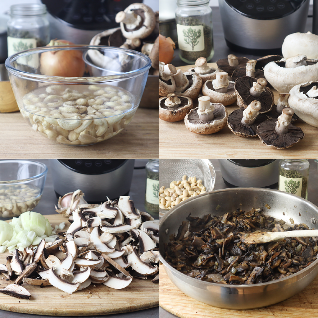 15 minute creamy mushroom blender soup