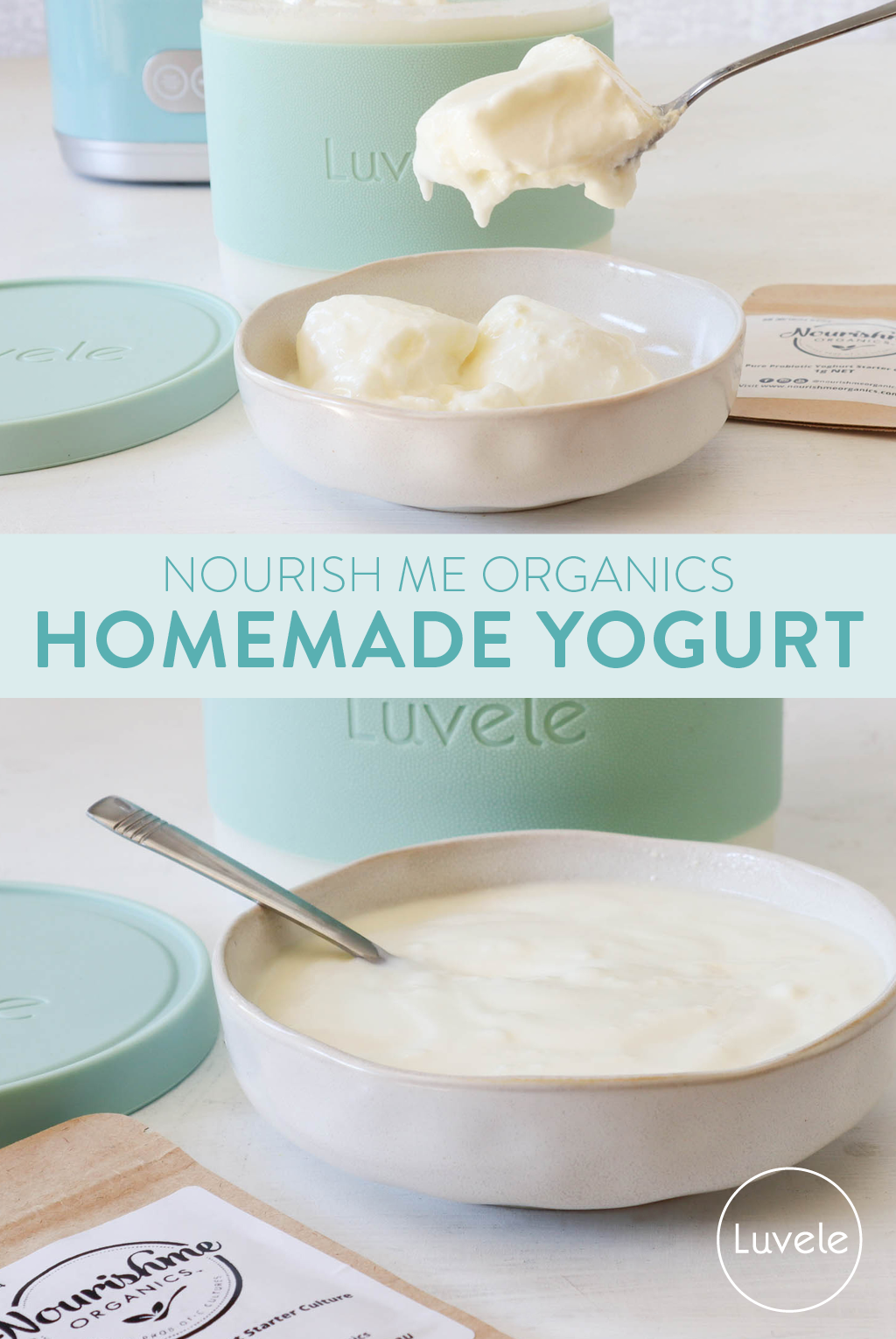 Nourish Me Organics probiotic yogurt recipe
