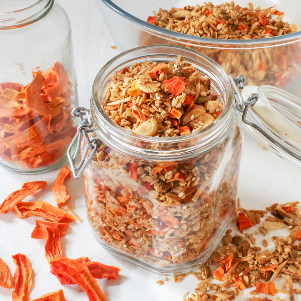 dehydrated papaya granola recipe