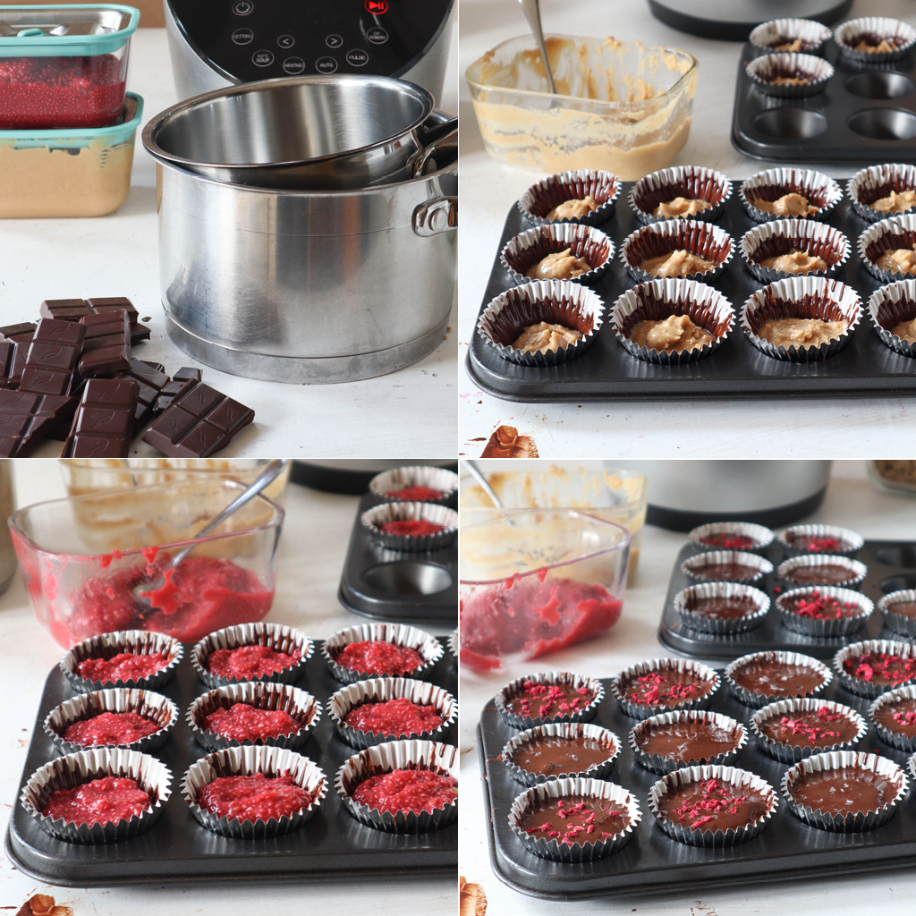 pb & j chocolate cups