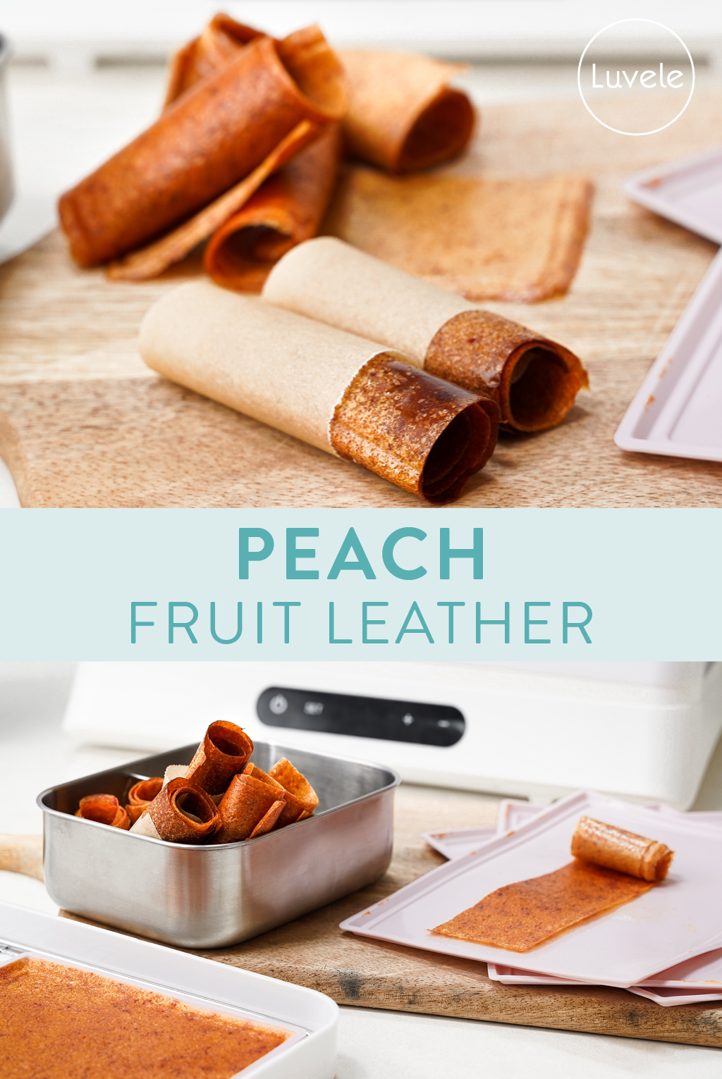 homemade peach leather 