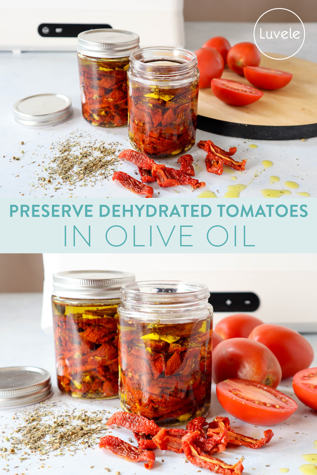 How to preserve dried tomatoes in oil