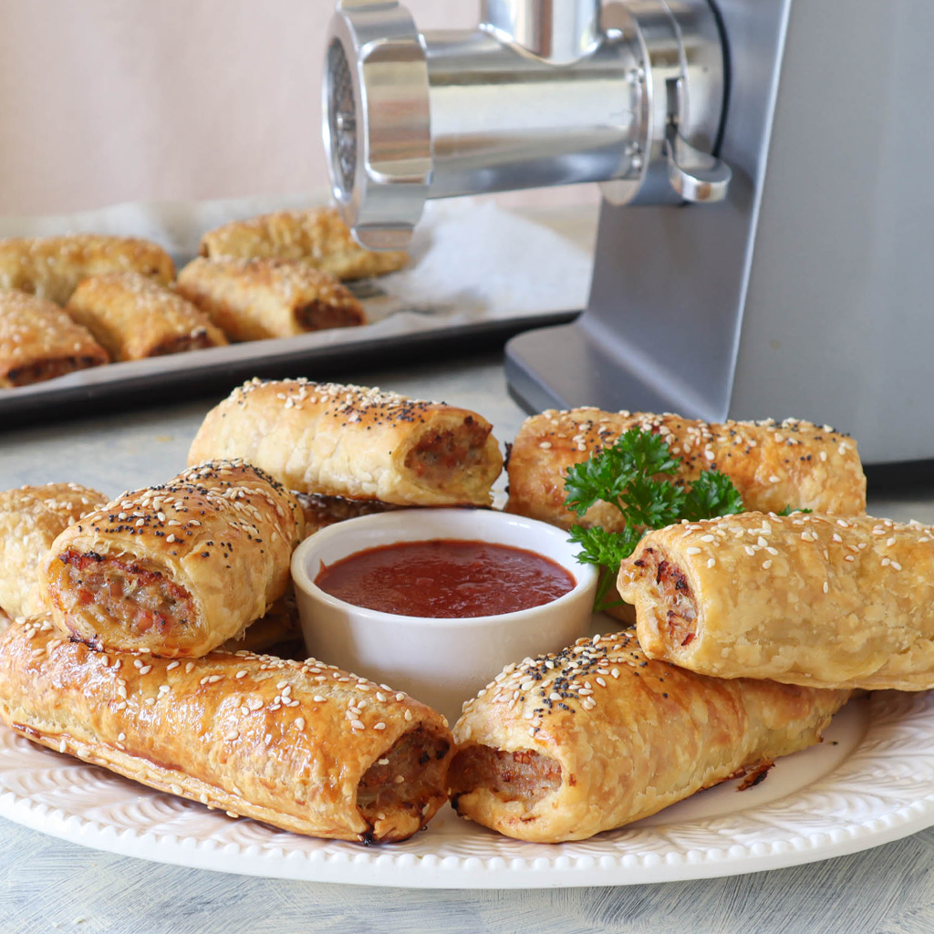 homemade sausage rolls