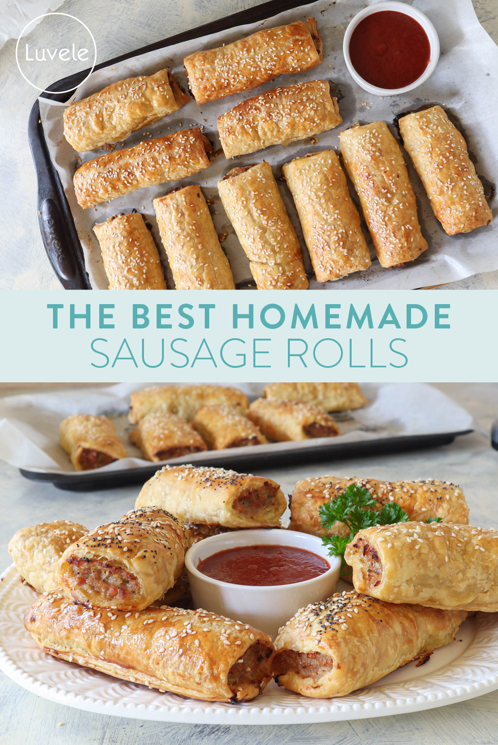 Homemade sausage rolls