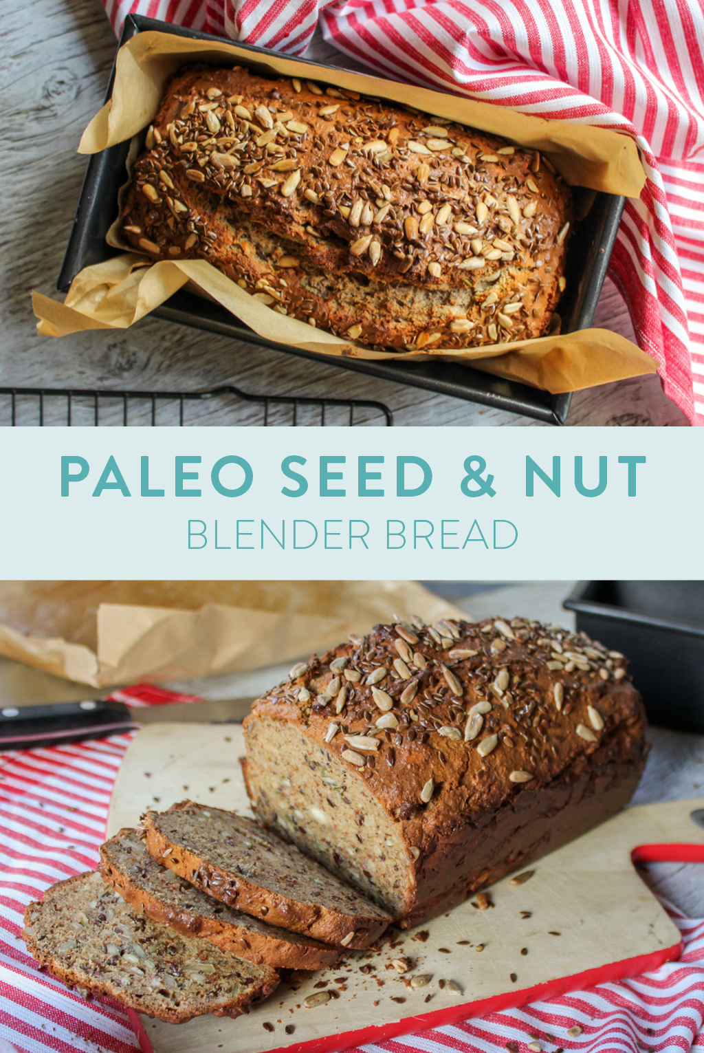 Paleo nut & seed blender bread - Luvele UK