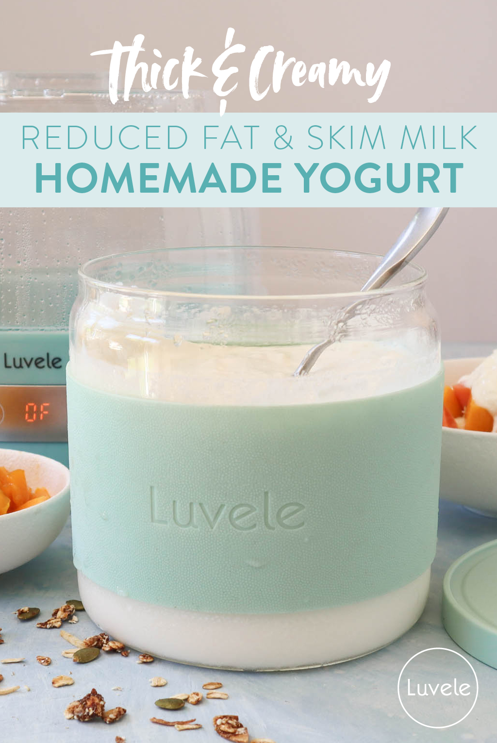 Homemade low-fat and skim milk yogurt recipe - Luvele AU