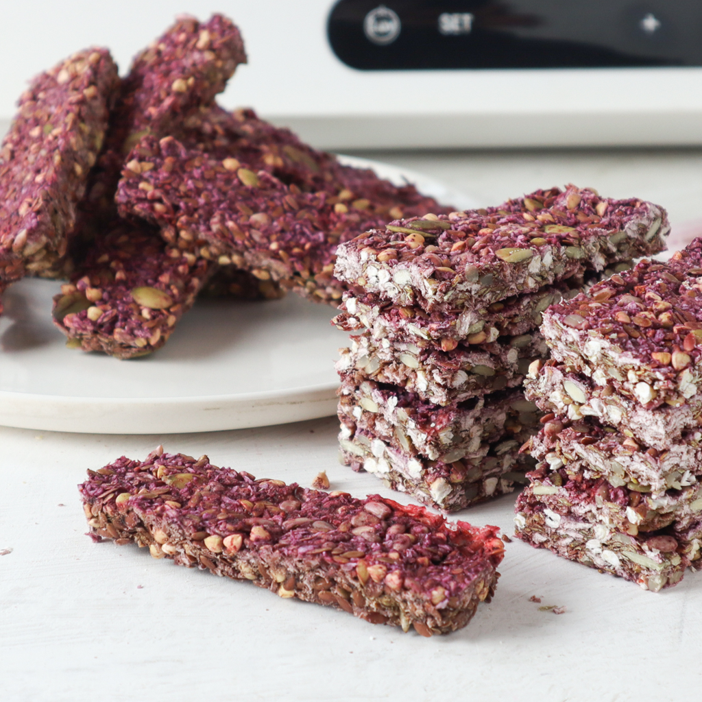 dehydrator strawberry and seed bars