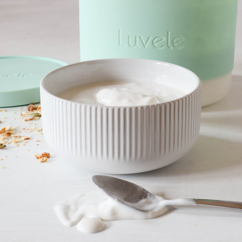 Tapioca thickened coconut yogurt