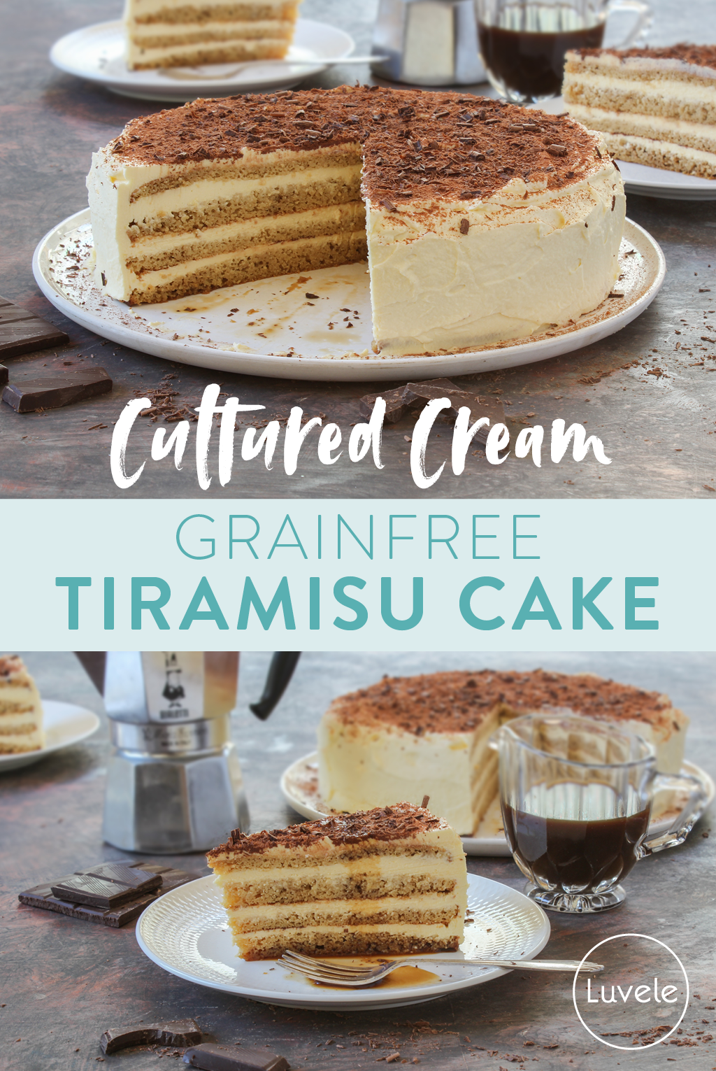 Grain Free Cultured Cream Tiramisu Cake Luvele Fr