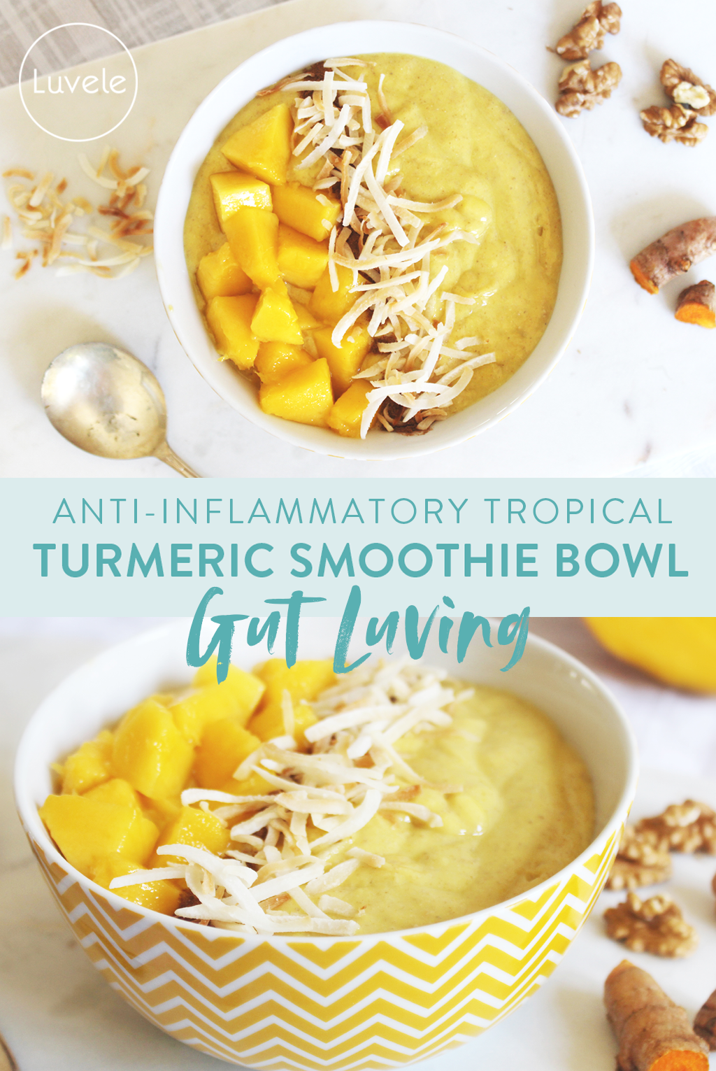 tropical anti-inflammatory smoothie bowl