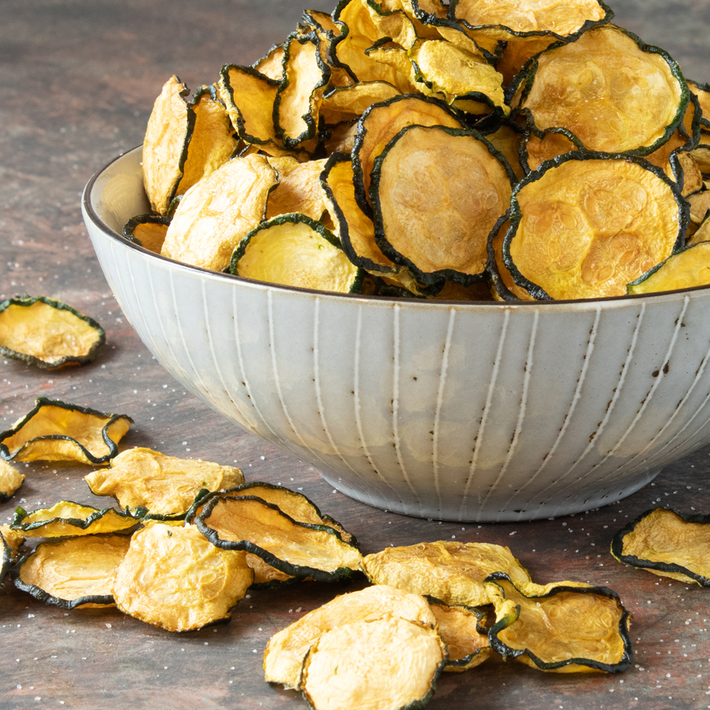 dehydrated salt and vinegar zucchini chips