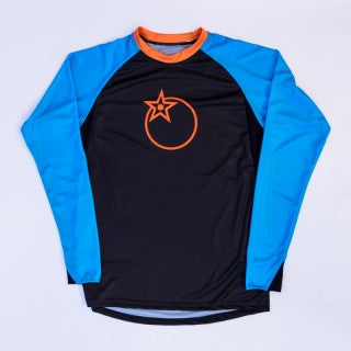 orange bike jersey