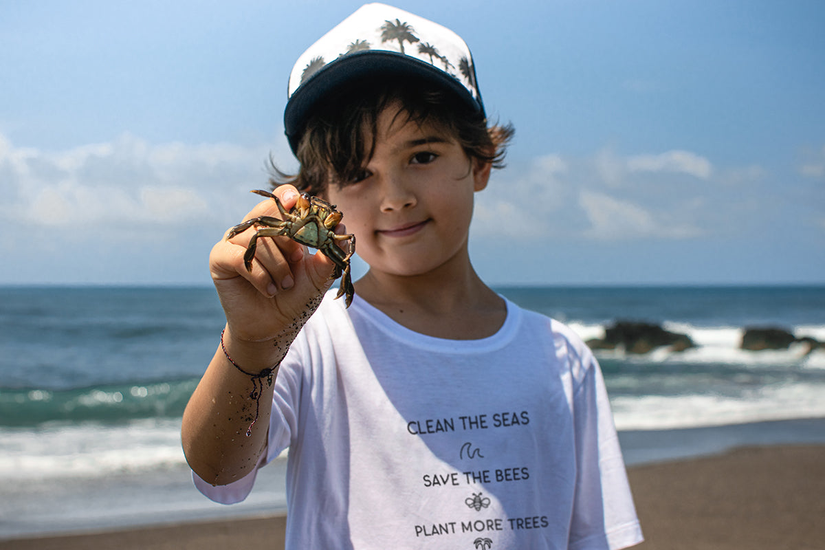 Moon Rocks Kids T-shirt Clean The Seas
