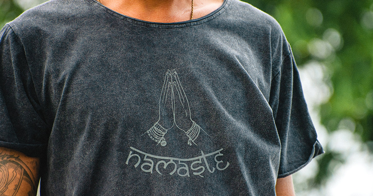 Moon Rocks Men Namaste T-shirt