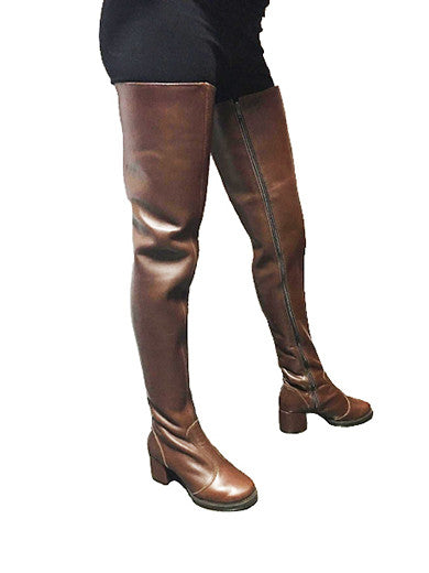 thigh high vintage boots