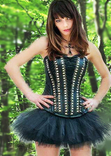 black corset tutu dress