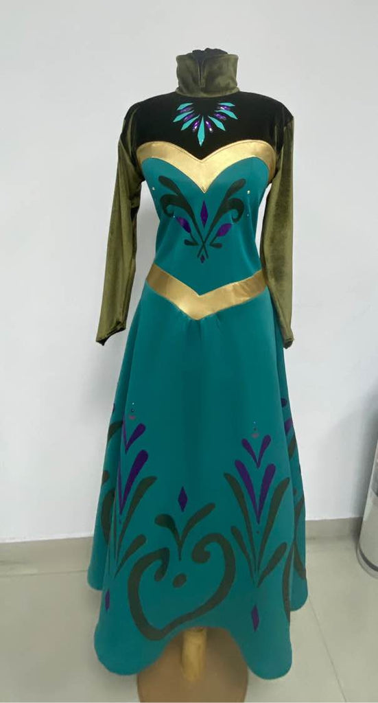 elsa coronation dress with cape