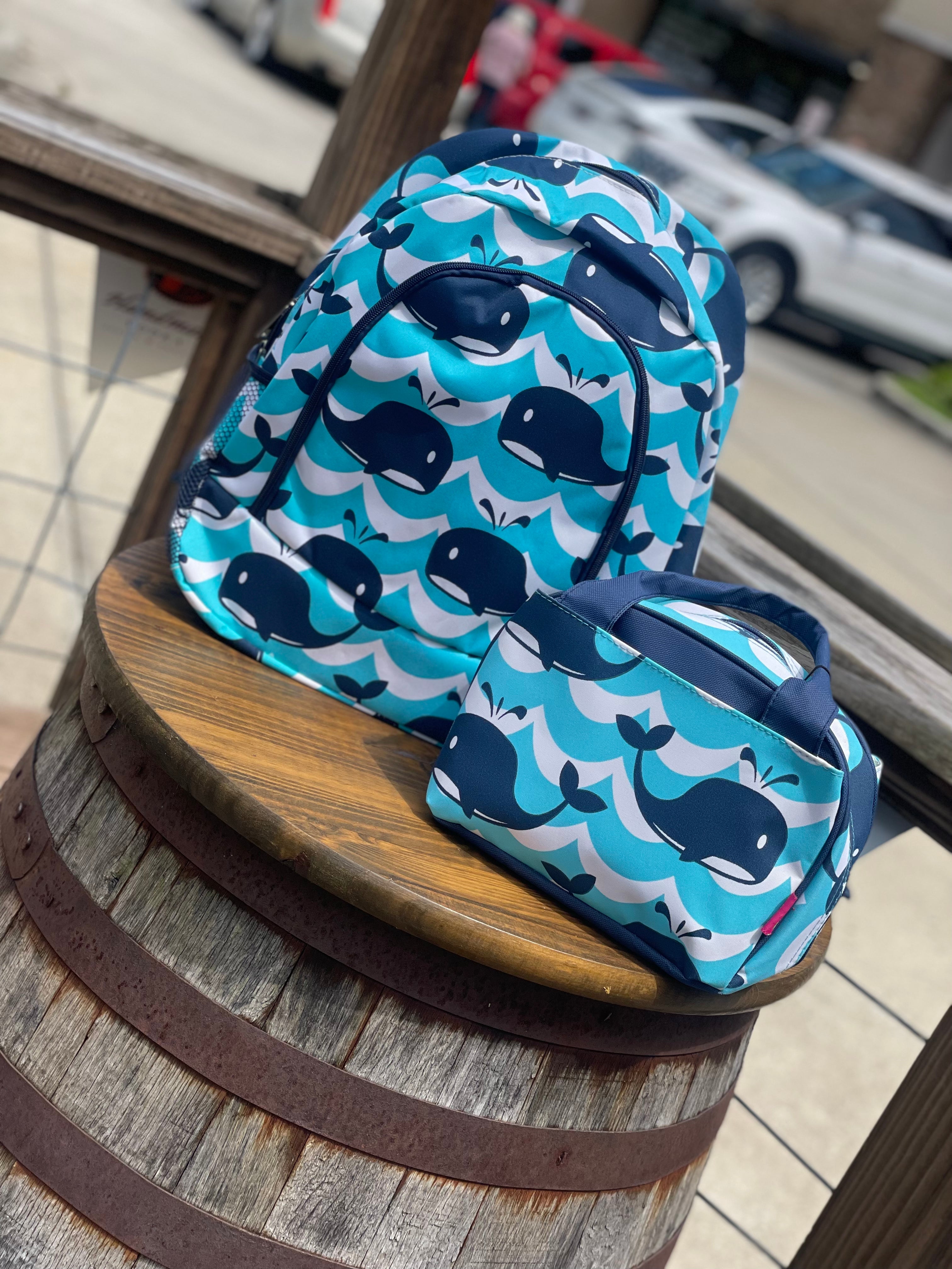 Whale bookbag