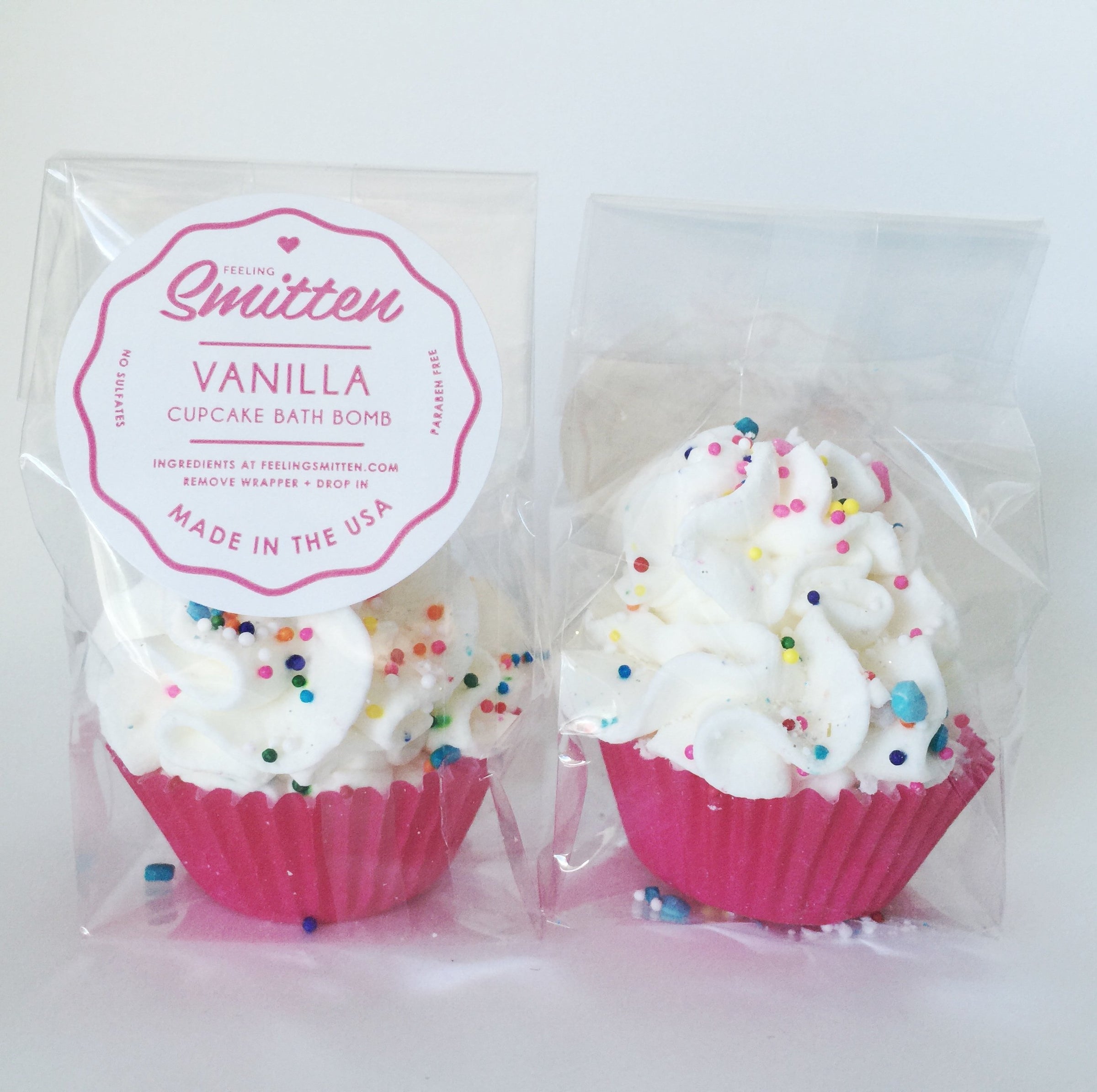 mini cupcake bath bombs