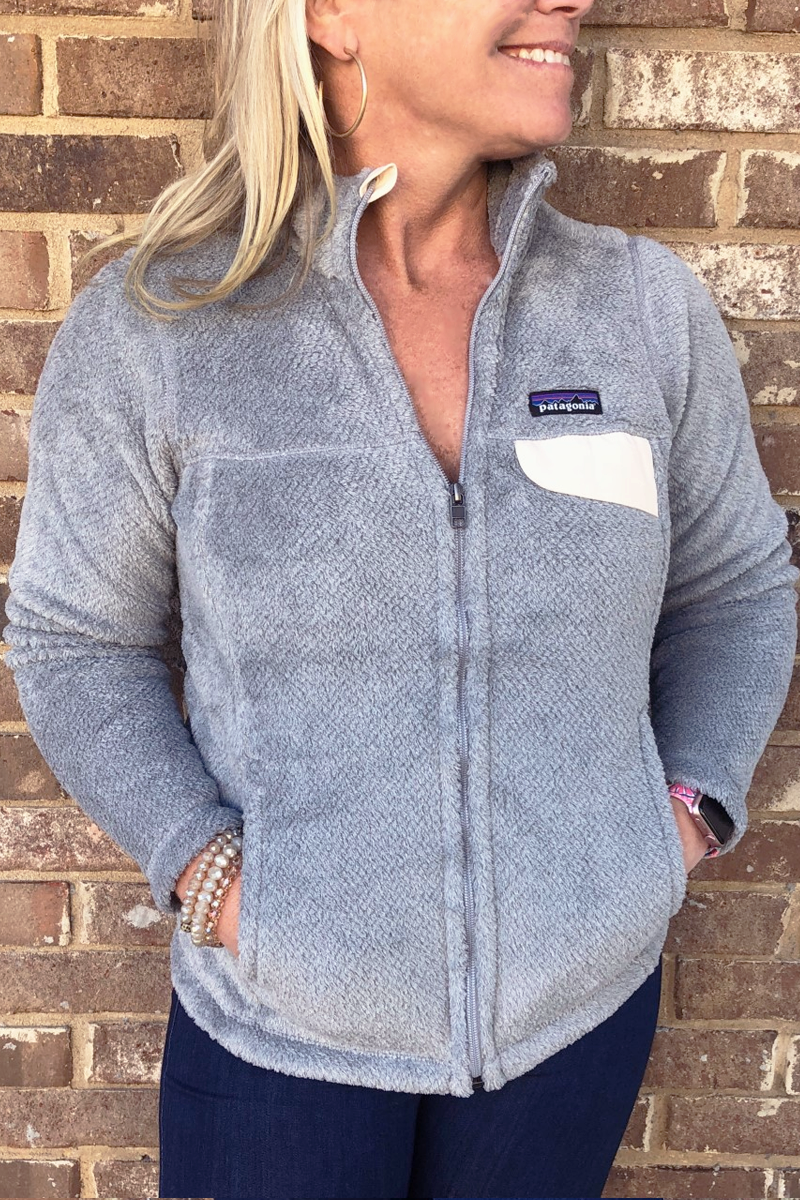 patagonia full zip fleece womens