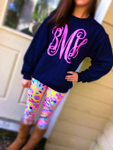 monogram sweatshirt