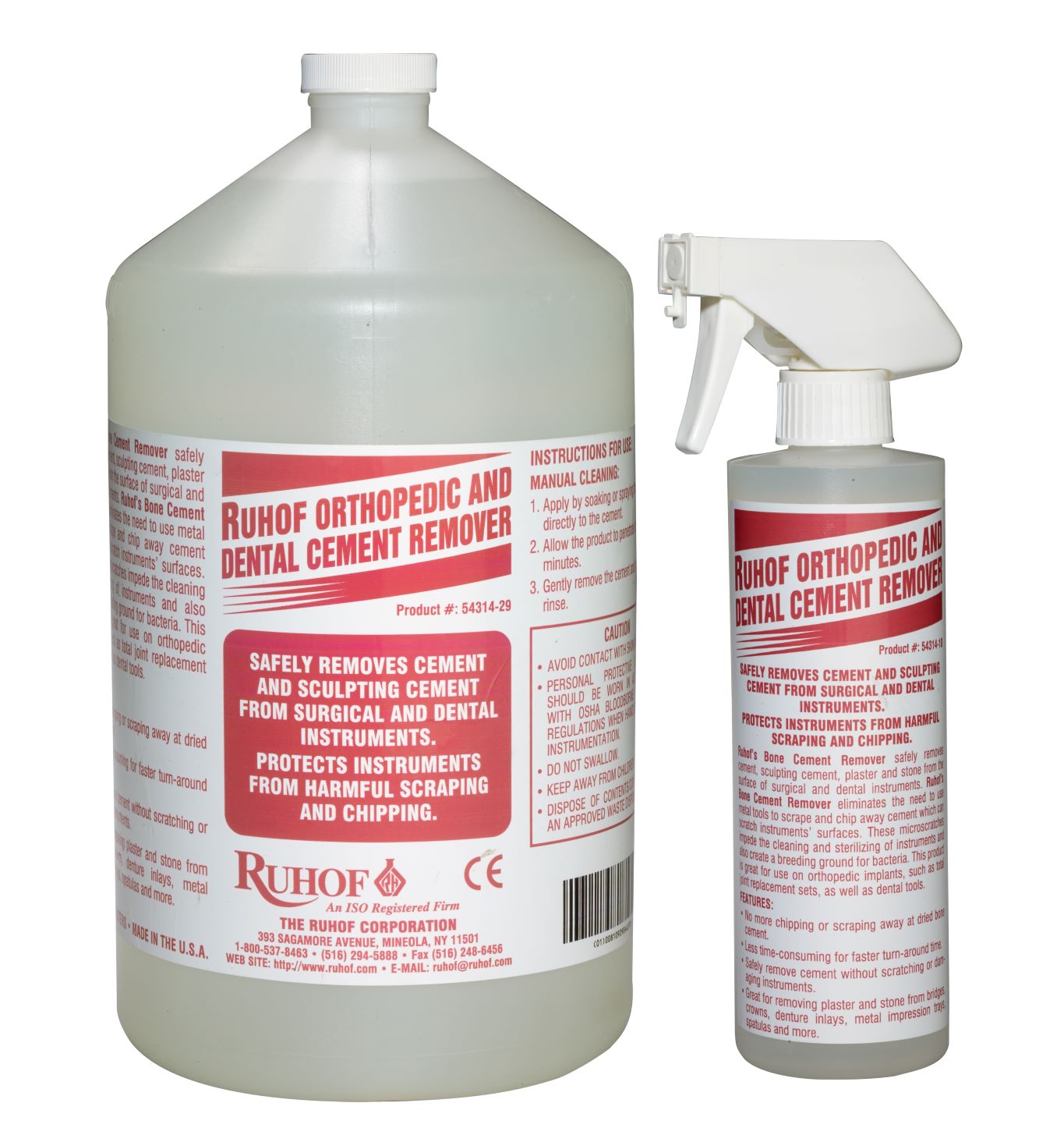 Ruhof Orthopedic and Dental Cement Remover – Ruhof Healthcare - Cleaning  Solutions for Healthcare Facilities