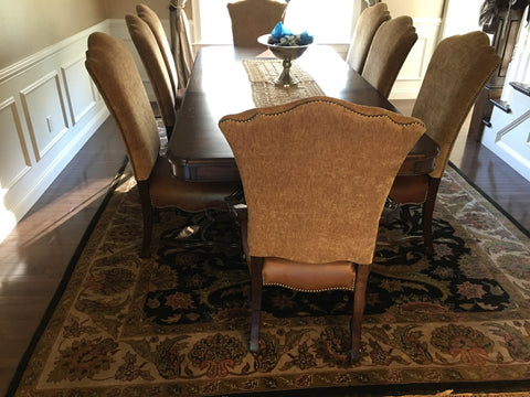 Oriental Rug in Dining Room