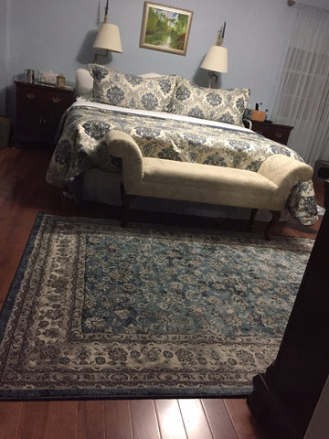 Oriental Rug in Bedroom