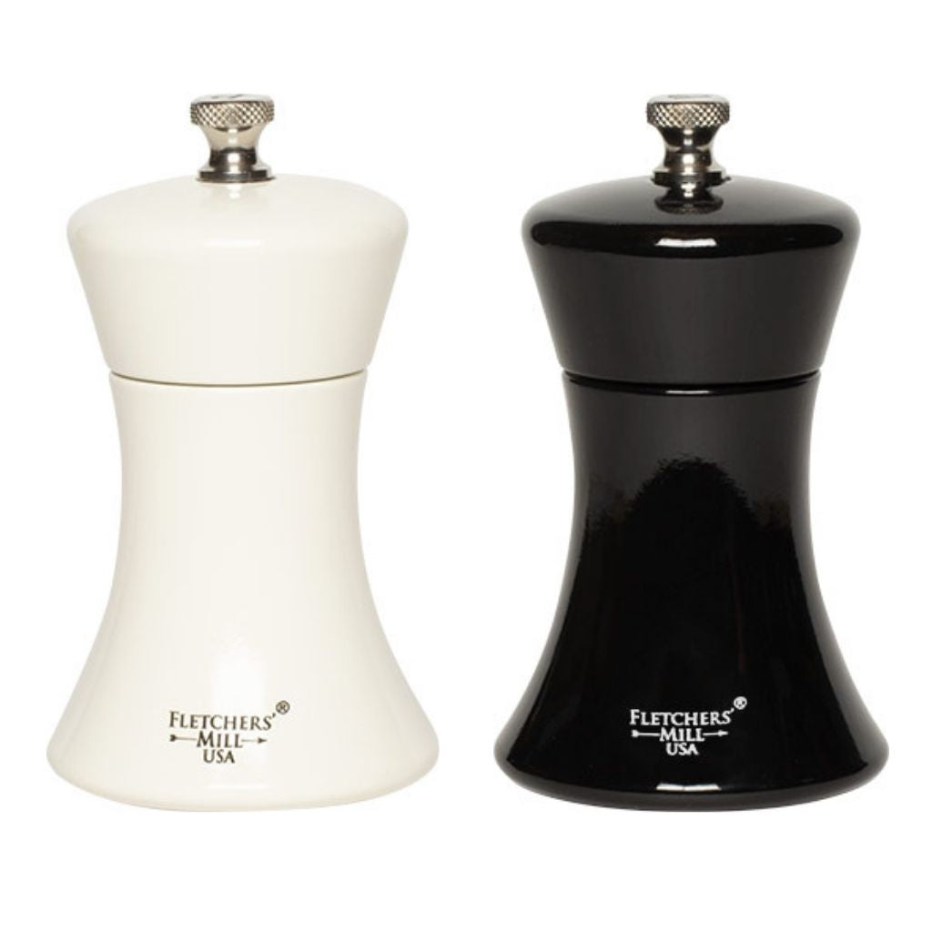 Compact Salt and Pepper Grinder Set with Adjustable Coarseness - Fully  Ceramic - Best Taste In a Small Size