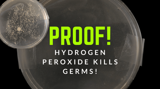 does hydrogen peroxide kill germs