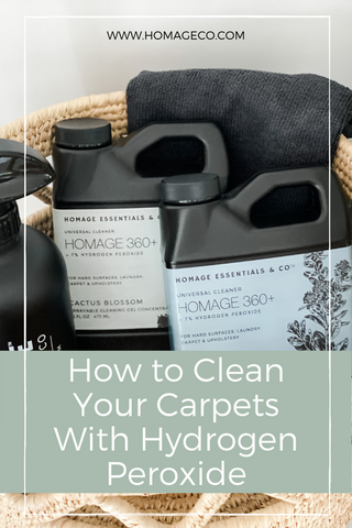 How to Clean Your Carpets with Hydrogen Peroxide www.homageco.com